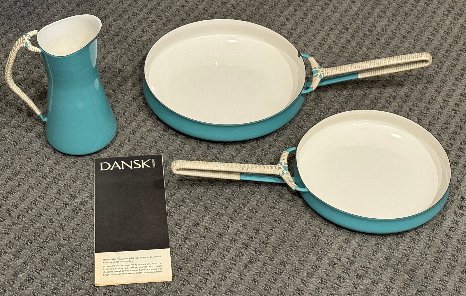 Lot of 3 Dansk Koben Style Turquoise 8.5