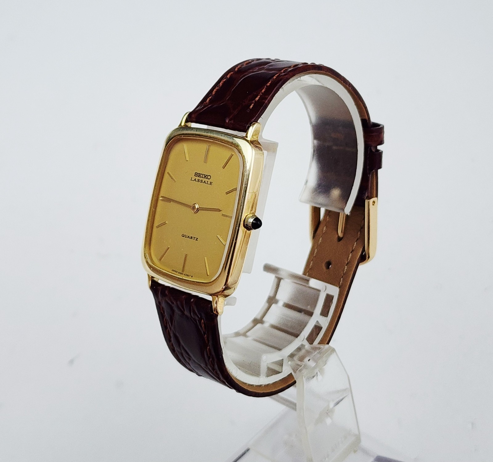 Men\'s Vintage 1980 Ultra Slim Watch SEIKO LASSALE 6020-5909. Midsize