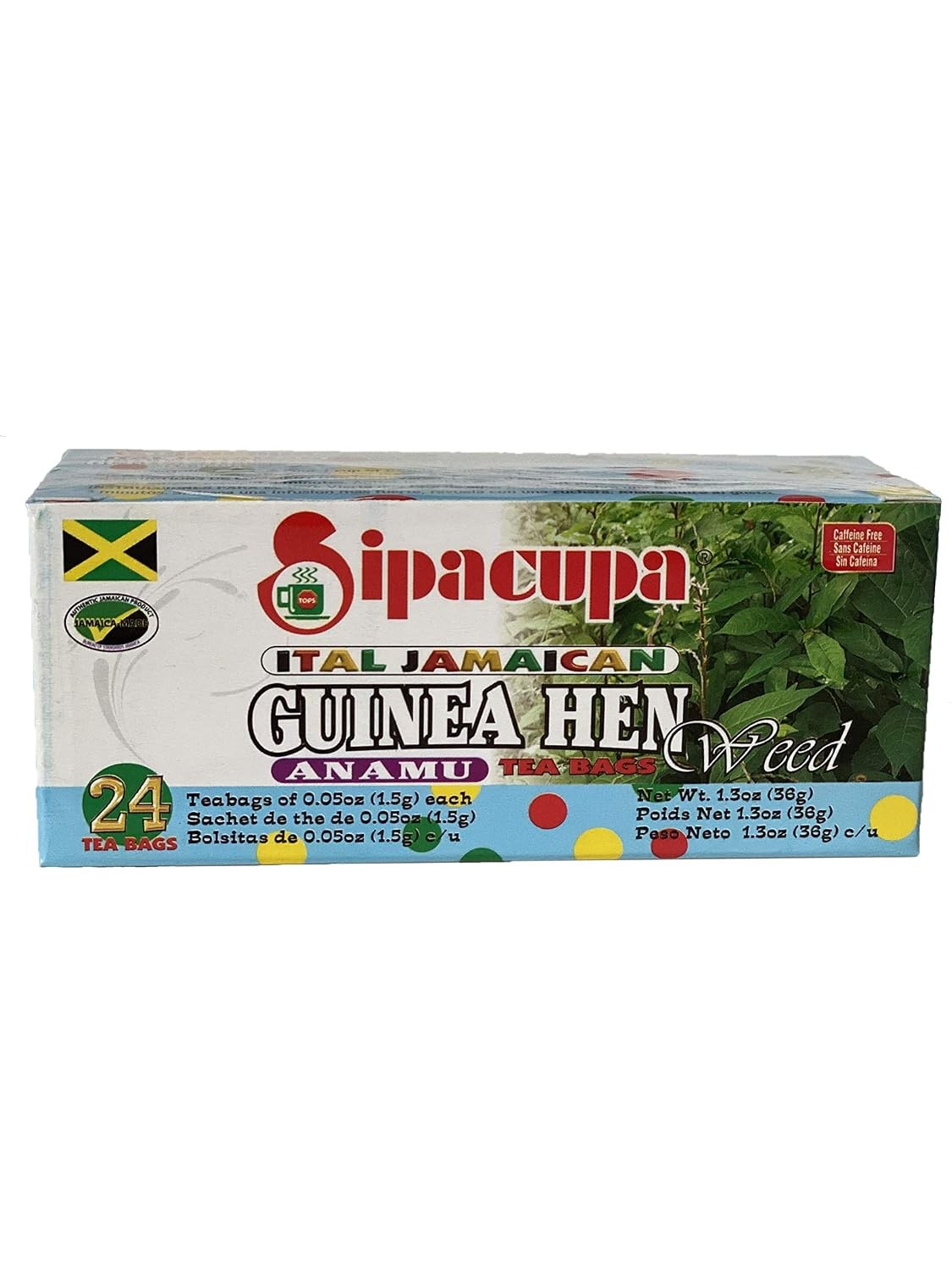 Anamu Tea Jamaican Guinea Hen Weed Roots Leaves Herbal Tea 100 Percent Natural