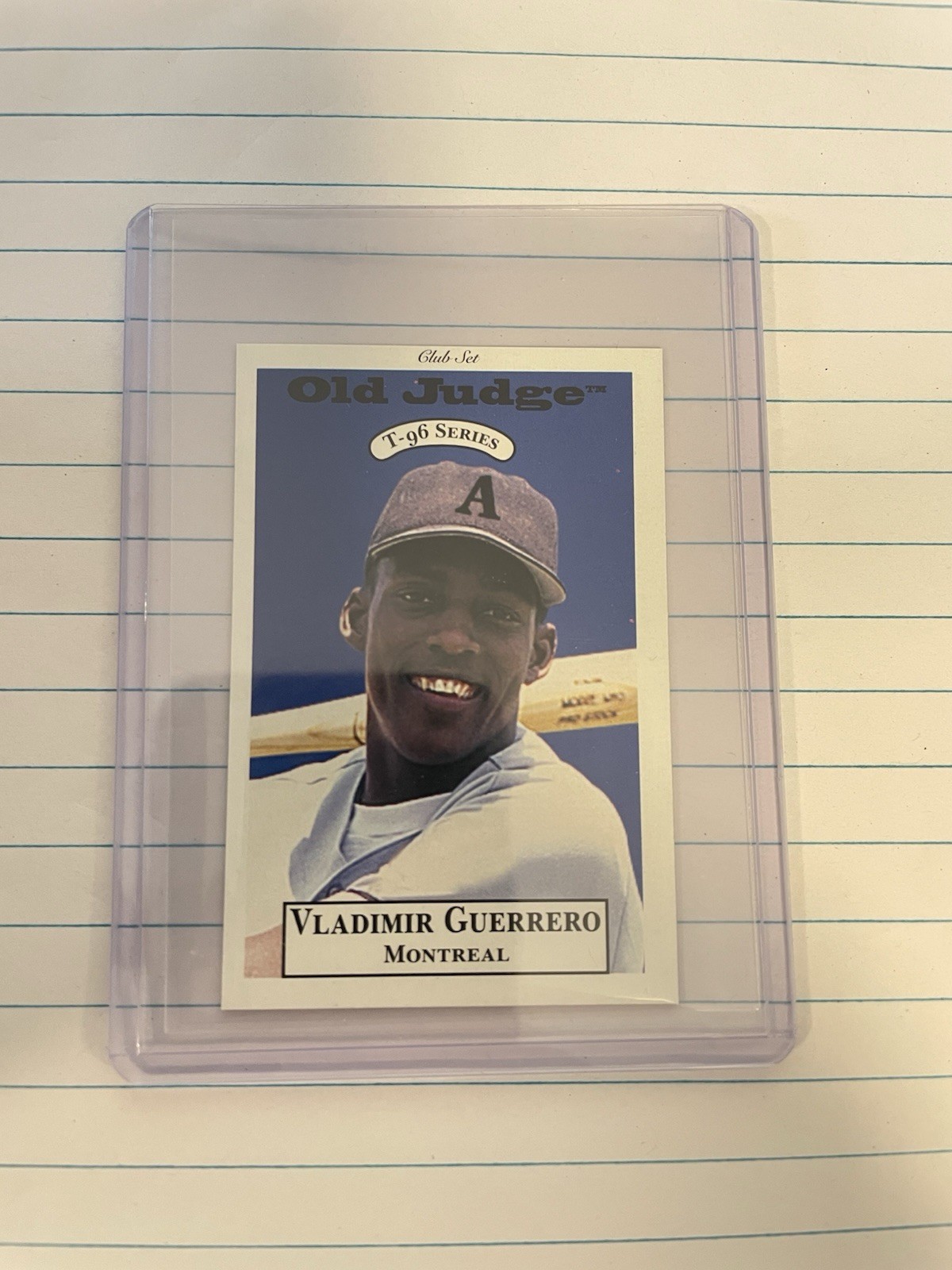 Vladimir Guerrero CLUB SET 1995 Signature Rookies Old Judge T-96 Series #12 SSP