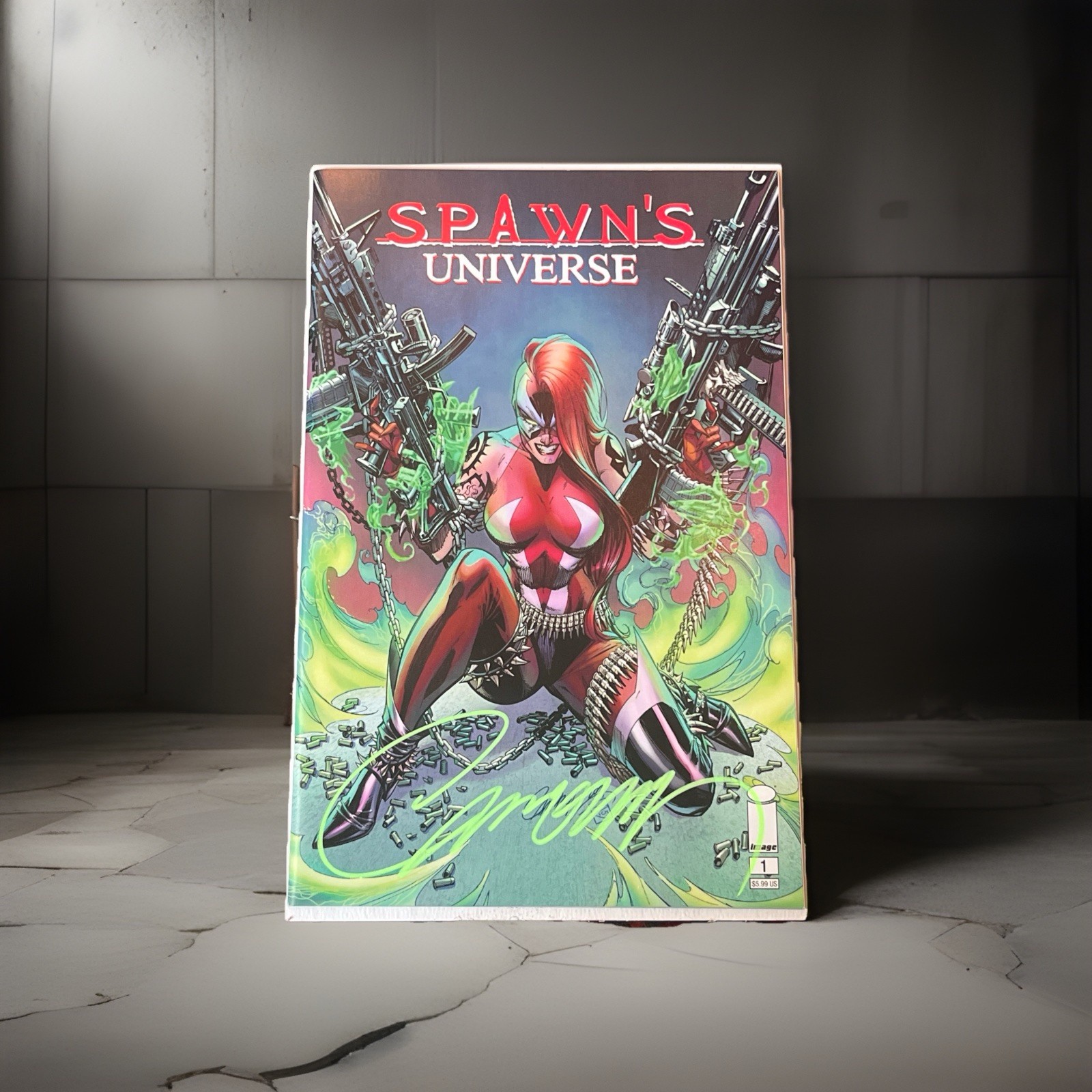 Spawn's Universe #1 . CAMPBELL'S COMPLETE VARIANT SET A-D SIGNED W/COA MT Spawn's Universe #1 . CAMPBELL'S COMPLETE VARIANT SET A-D SIGNED W/COA MT