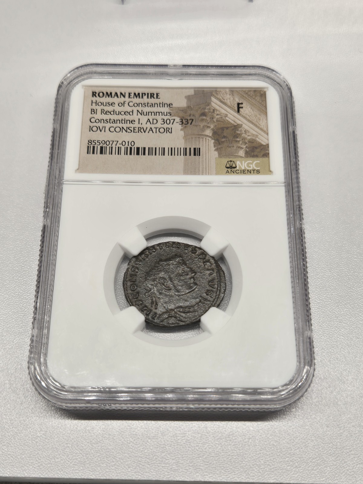 Ancient Roman Empire Constantine I Billon Reduced Nummus AD 307-337 IOVI Ancient Roman Empire Constantine I Billon Reduced Nummus AD 307-337 IOVI