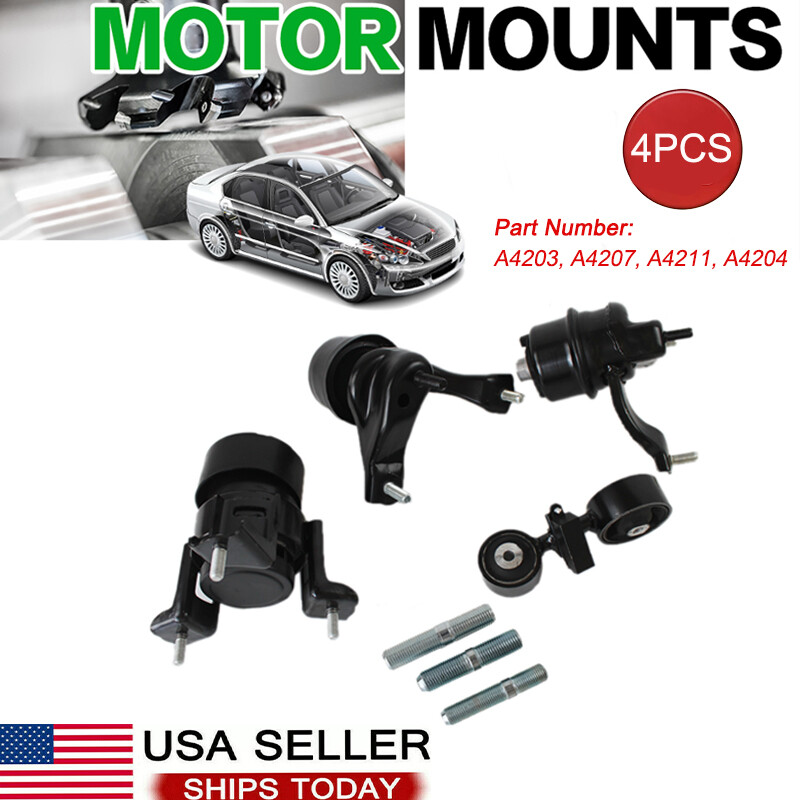 4PCS Motor Mounts For Toyota Camry Base/LE/SE/XLE Sedan 4-Door 2.4L 2002-2006 US
