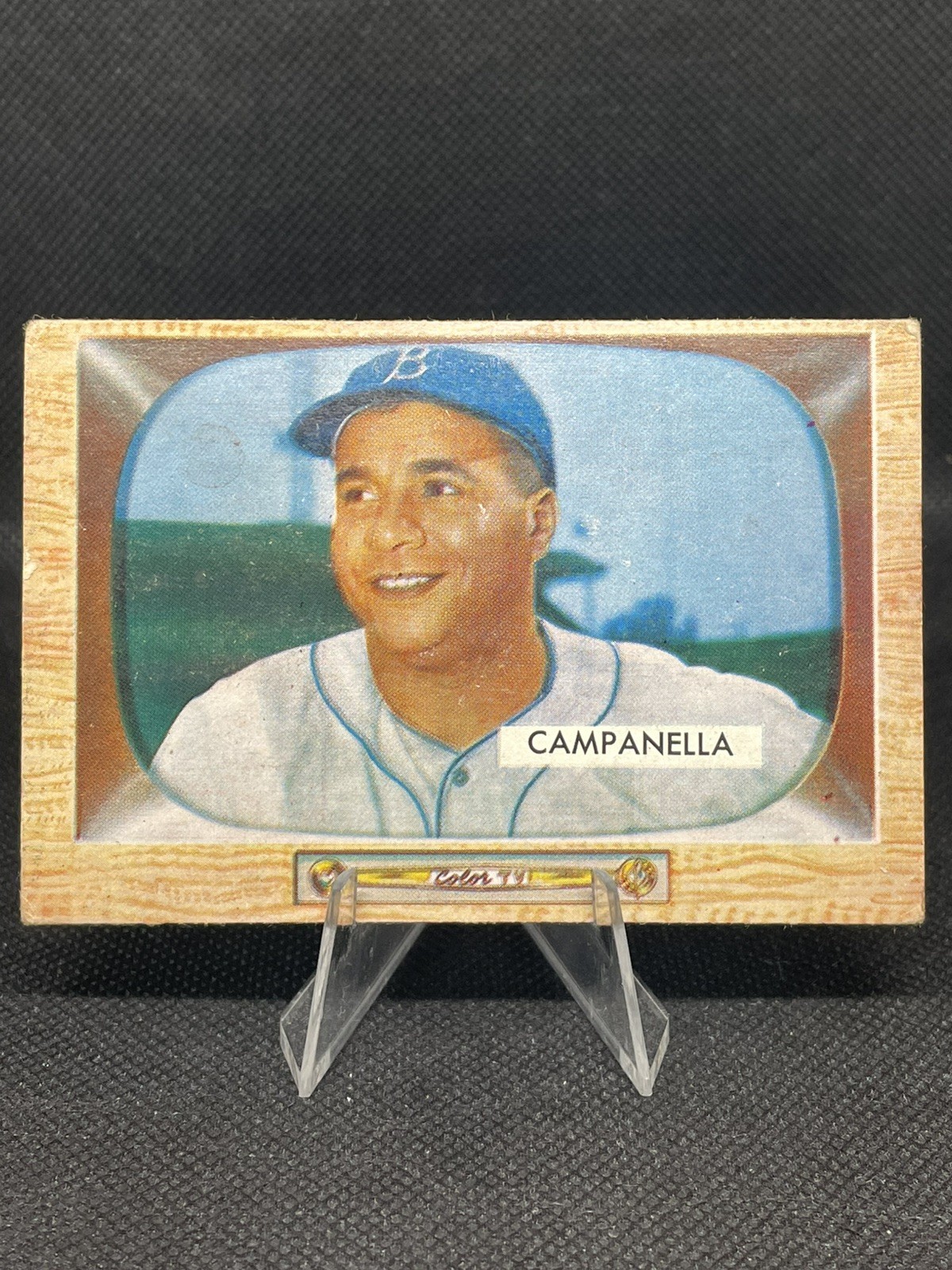Roy Campanella 1955 Bowman #22 Brooklyn Dodgers Vintage 