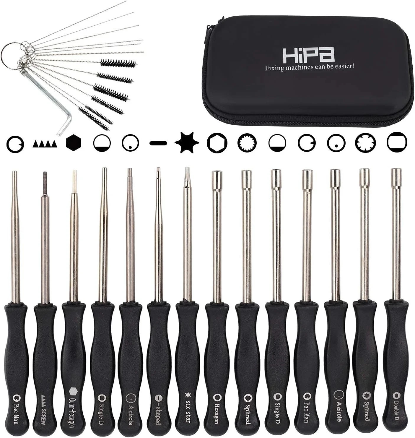 Hipa 14pc Carb Adjustment Tool Kit 2-Cycle Small Engines