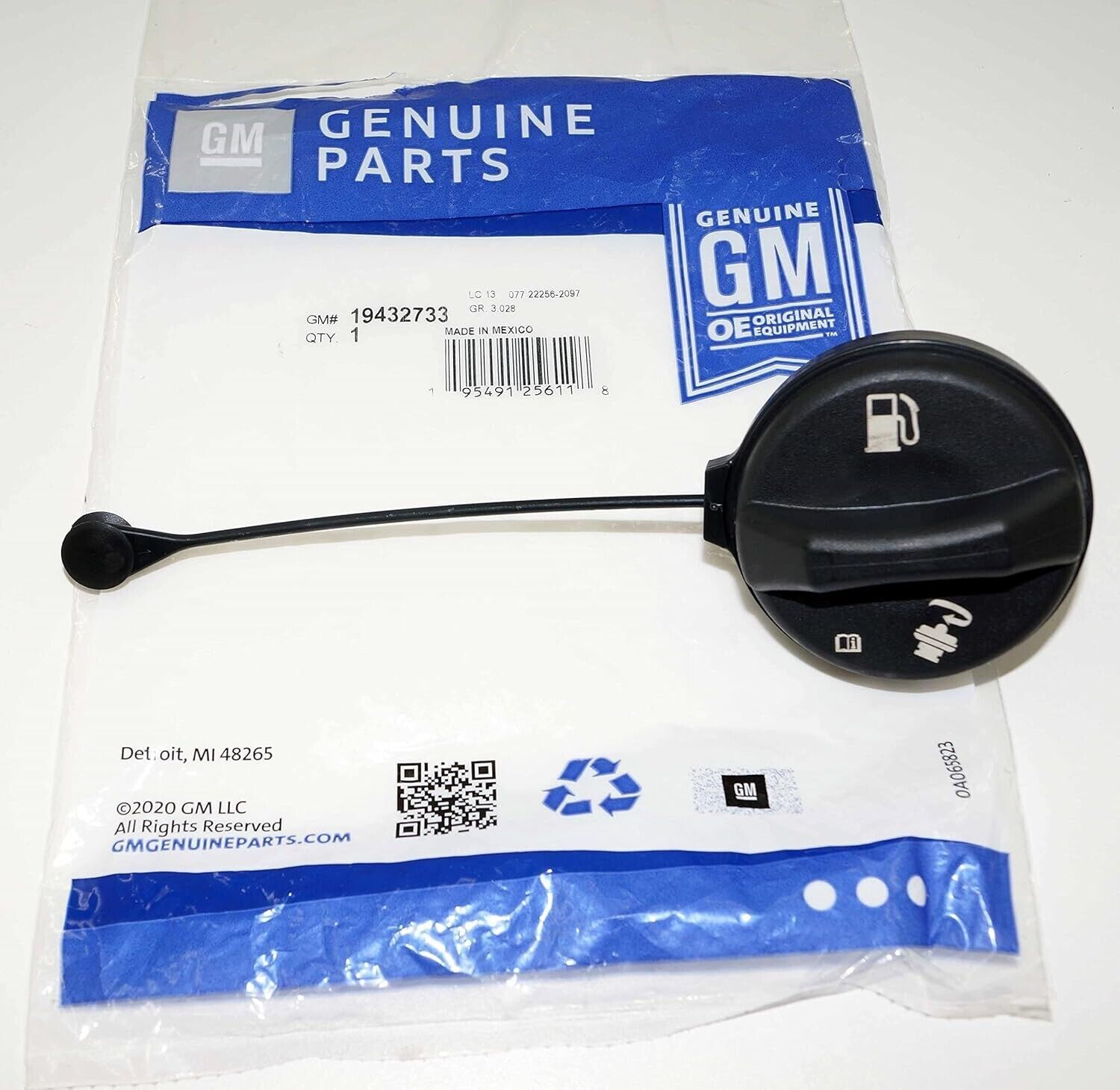 New-ACDelco-Fuel-Cap-GT279  New # 19432733 OEM-Factory-Original-Gas-Cap
