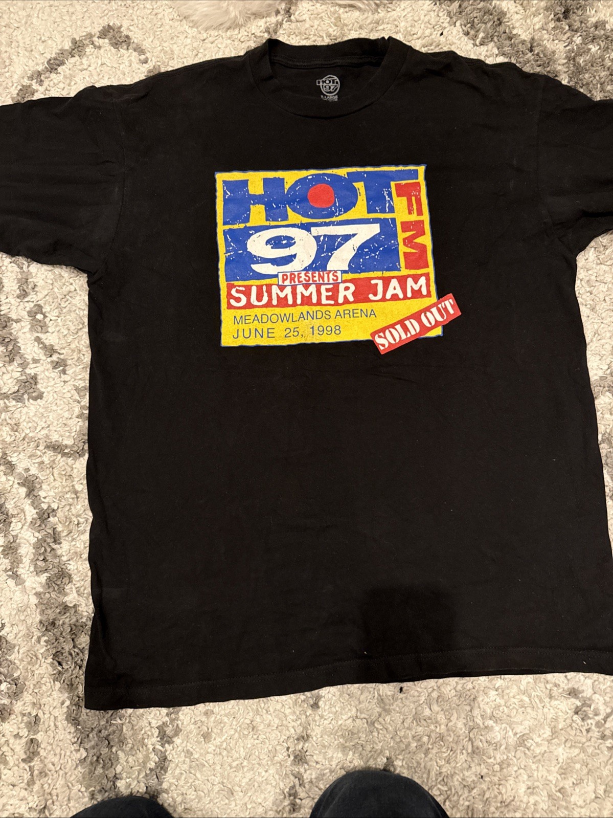 Rare Vintage 1998 Hot 97 Summerjam Concert Hip-Hop Rap Tee XL Summer Jam Rare Vintage 1998 Hot 97 Summerjam Concert Hip-Hop Rap Tee XL Summer Jam