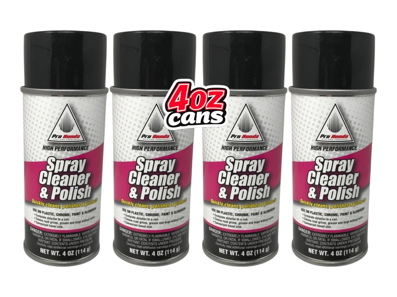Honda Genuine OEM Pro Honda 4oz Spray Cleaner and Polish 08732-SCPSM - 4 Pack Honda Genuine OEM Pro Honda 4oz Spray Cleaner and Polish 08732-SCPSM - 4 Pack