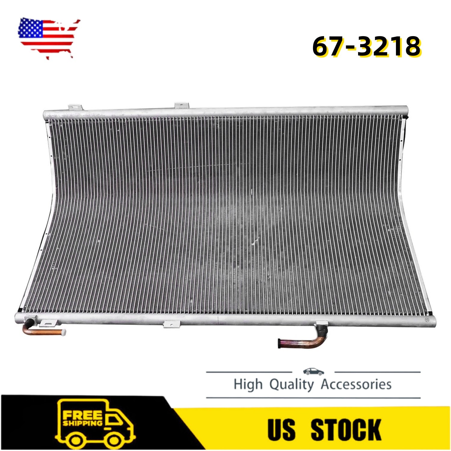 New Curbside Coil Condenser 67-3218 67-2751 For Thermo King C-600 G-700 S-610DE