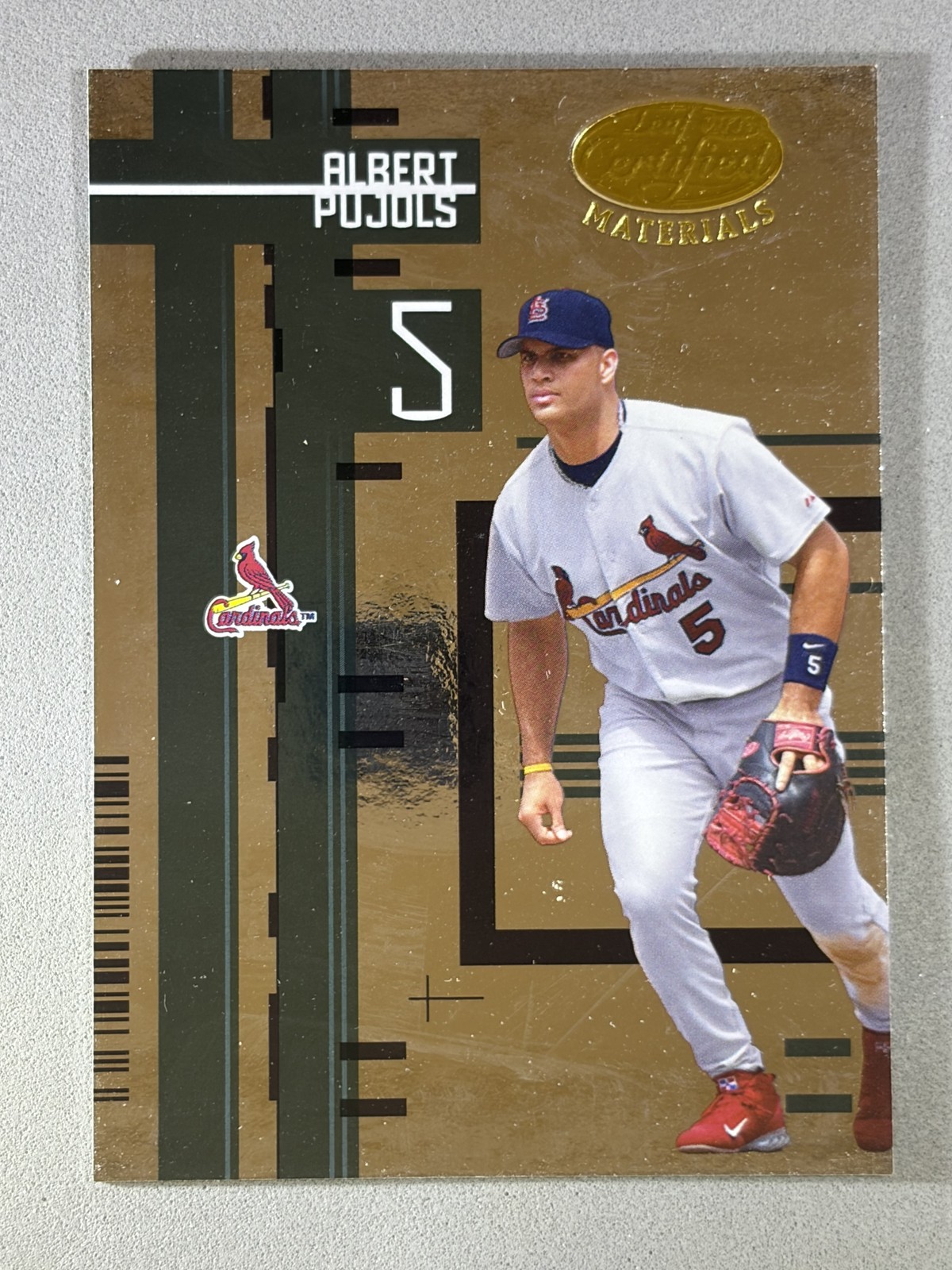 2005 Leaf Certified Materials ALBERT PUJOLS #5 Cardinals