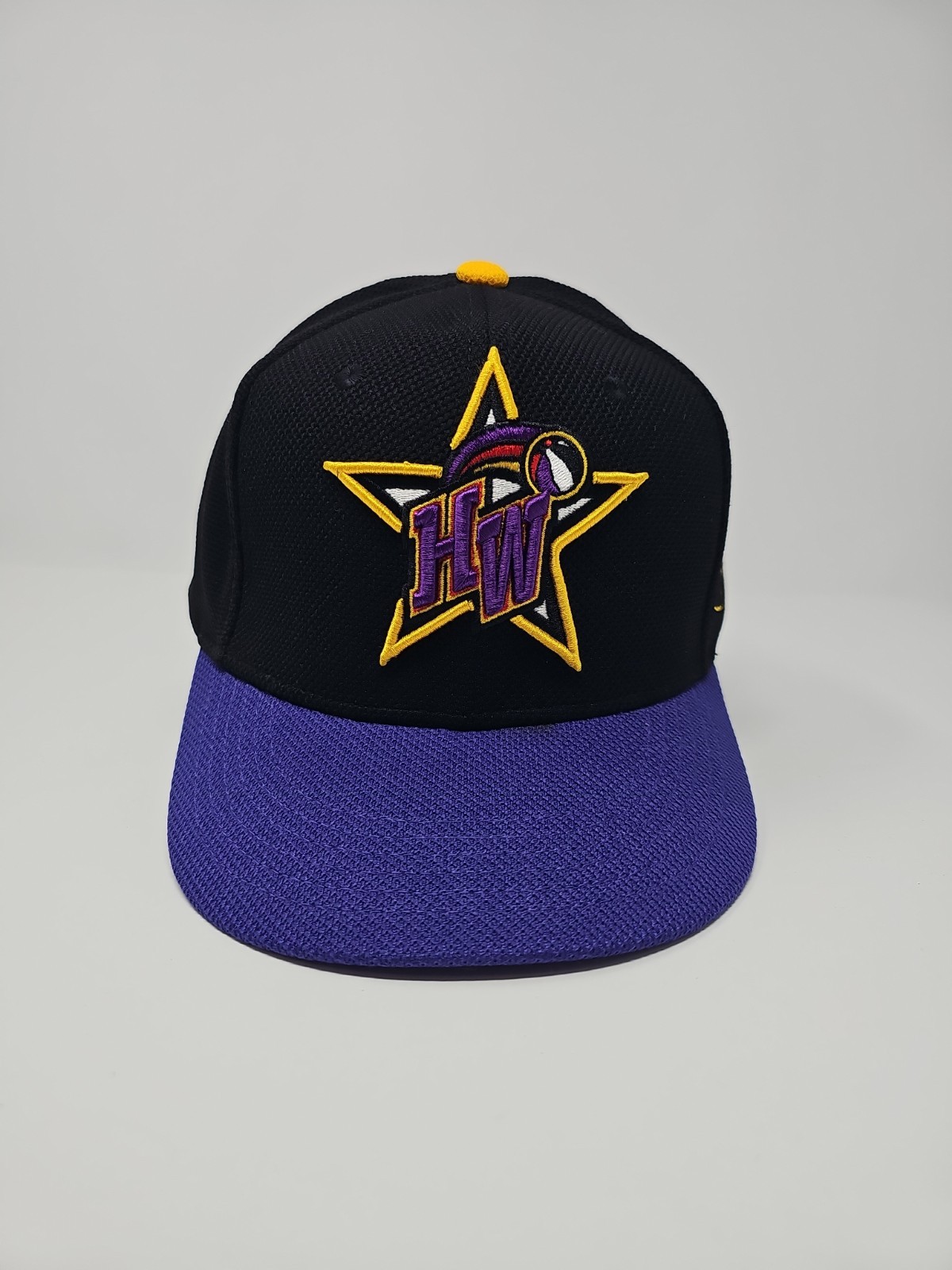 Harlem Wizards Basketball Team Snapback Hat Cap Purple Black Yellow Star Harlem Wizards Basketball Team Snapback Hat Cap Purple Black Yellow Star