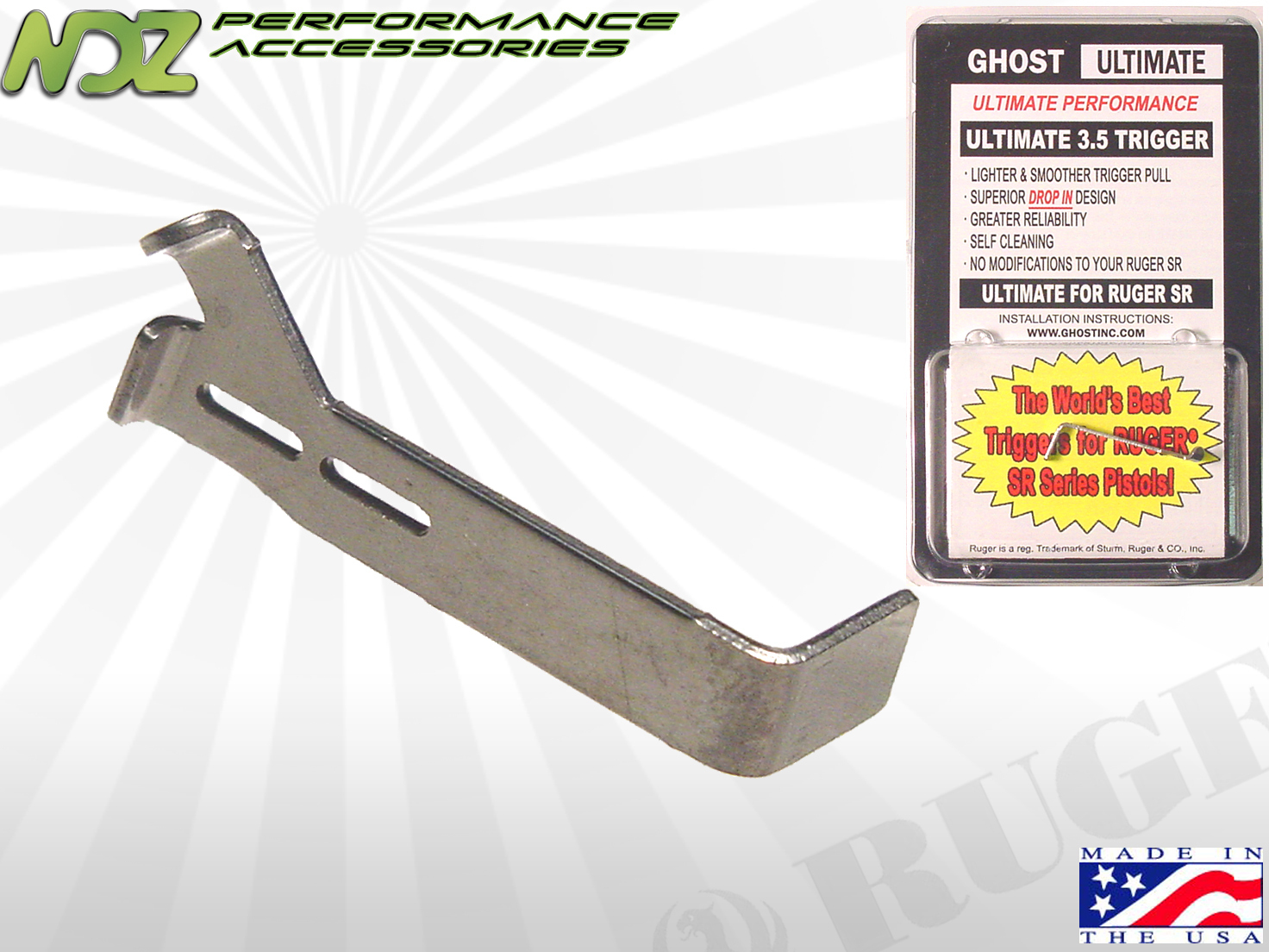 RUGER Ghost. ULTIMATE 3.5lb Trigger Connector for SR SR9 SR9C SR40 SR40C