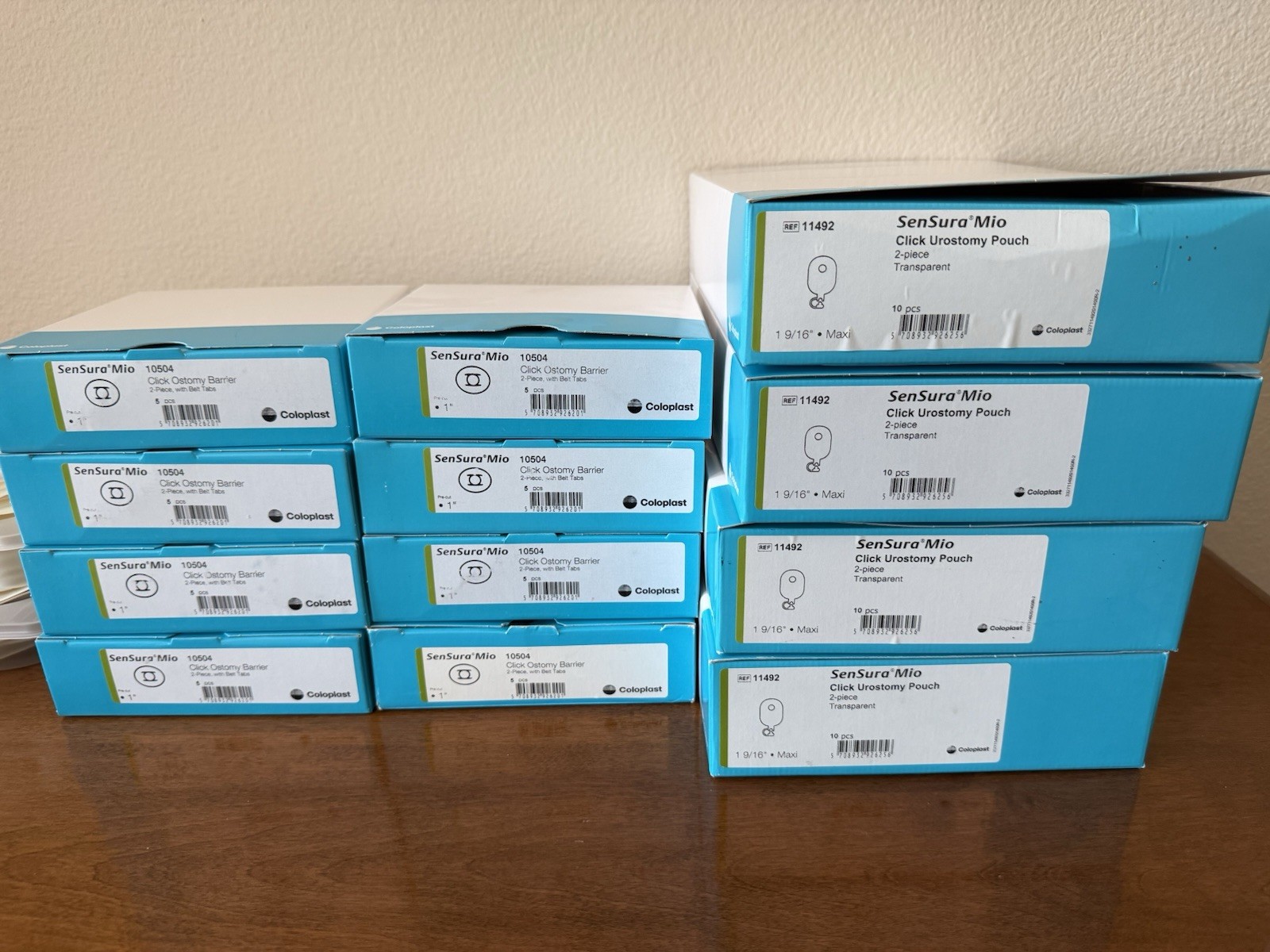 40+ Coloplast 11492 SenSura® Mio Click Urostomy Pouches And 10504 Skin Barrier 40+ Coloplast 11492 SenSura® Mio Click Urostomy Pouches And 10504 Skin Barrier