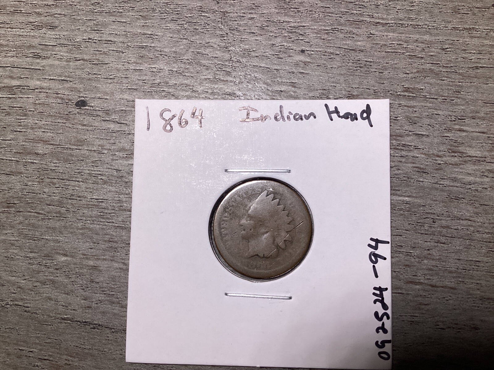 1864 Indian Head Penny Small Cent with Oak Wreath Shield 092524 94tk