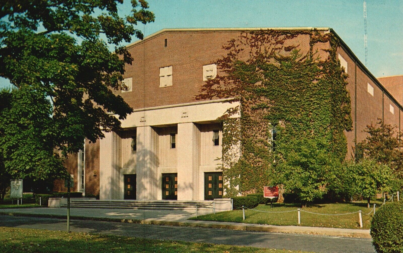 Westerville Ohio OH 1975 Cowan Memorial Hall OTTERBEIN COLLEGE Vintage Postcard Westerville Ohio OH 1975 Cowan Memorial Hall OTTERBEIN COLLEGE Vintage Postcard