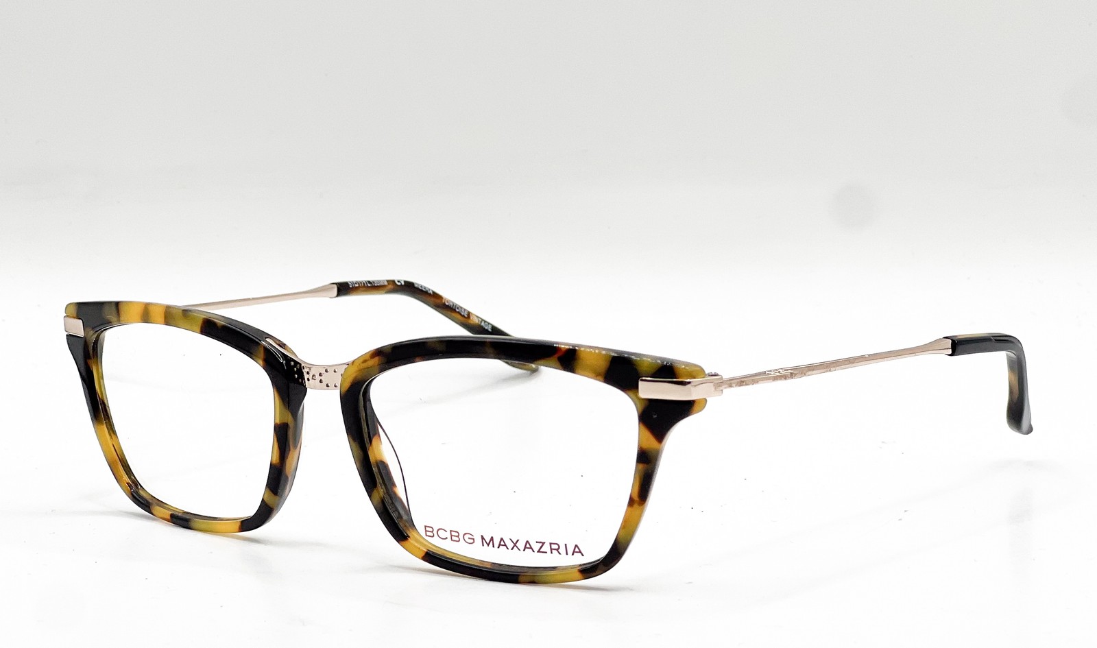 NEW BCBGMAXAZRIA MEERA TORTOISE VINTAGE AUTHENTIC EYEGLASSES 51-17