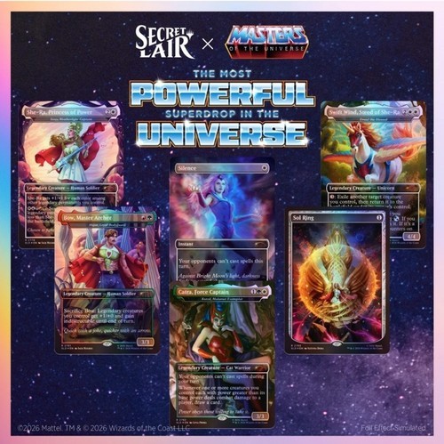 She-Ra Princess of Power Foil Masters of Universe Secret Lair PRESALE She-Ra Princess of Power Foil Masters of Universe Secret Lair PRESALE
