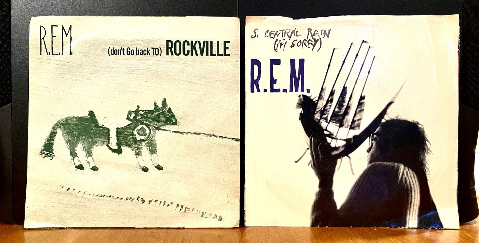 R.E.M “Don\'t Go Back To Rockville/Catapult” & “S Central Rain” (7” Vinyl) NM R.E.M “Don\'t Go Back To Rockville/Catapult” & “S Central Rain” (7” Vinyl) NM