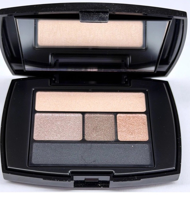 Lancôme Color Design All-in-One 5 Shadow/Liner Palette Chocolate Amande 110 NIB