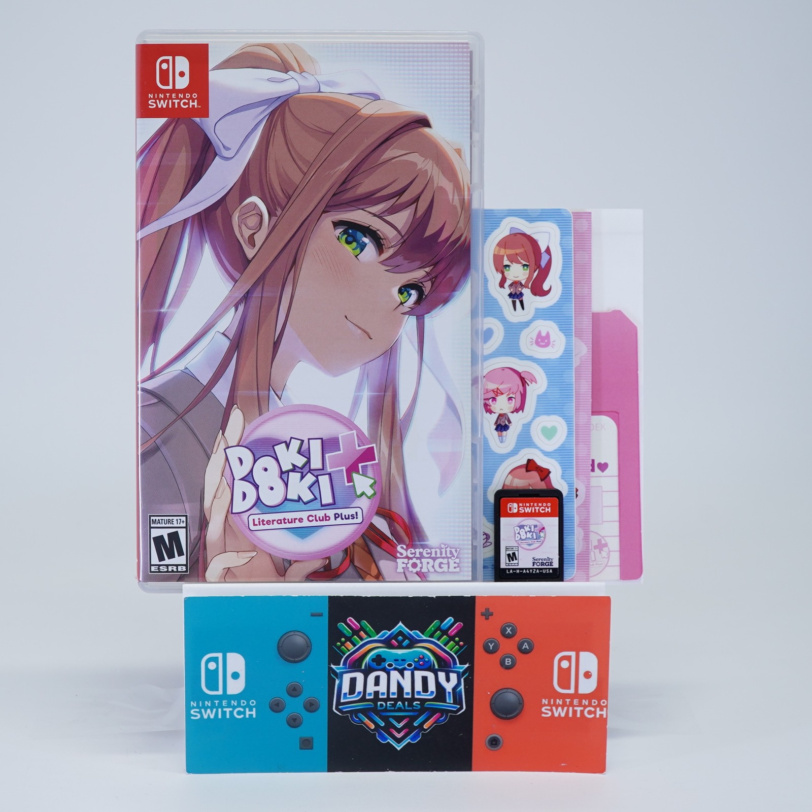 Doki Doki Literature Club Plus CIB W/ Stickers + Extras - Nintendo Switch Doki Doki Literature Club Plus CIB W/ Stickers + Extras - Nintendo Switch
