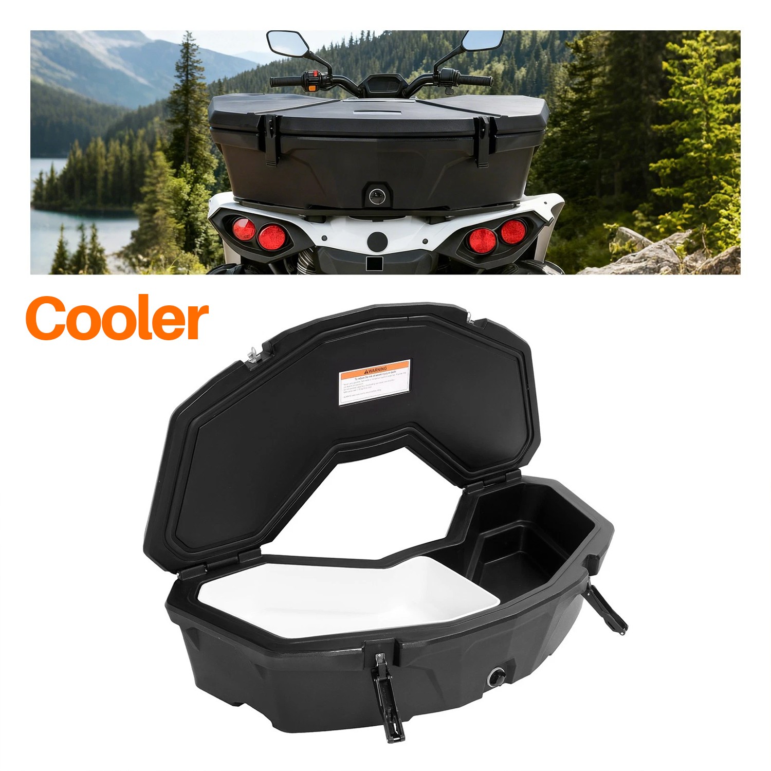 30L Rear Storage Cooler Box For Can-Am Maverick X3 Renegade Commander #715004778