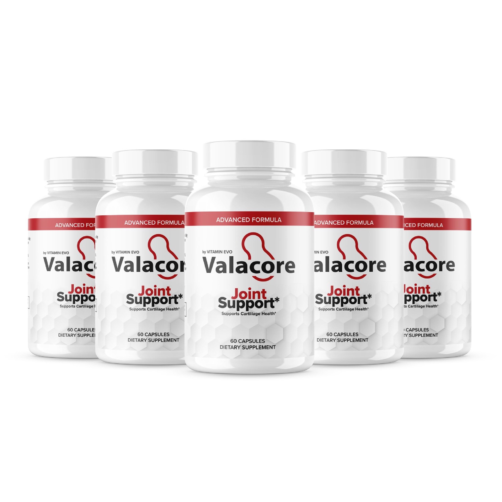 (5 Pack) Valacore Pills, Official Valacore Supplement Joint Support Capsules 300 (5 Pack) Valacore Pills, Official Valacore Supplement Joint Support Capsules 300