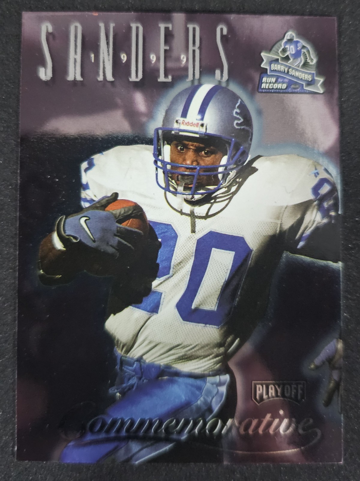 1999 Playoff Prestige EXP - Barry Sanders Commemorative Barry Sanders #RR01