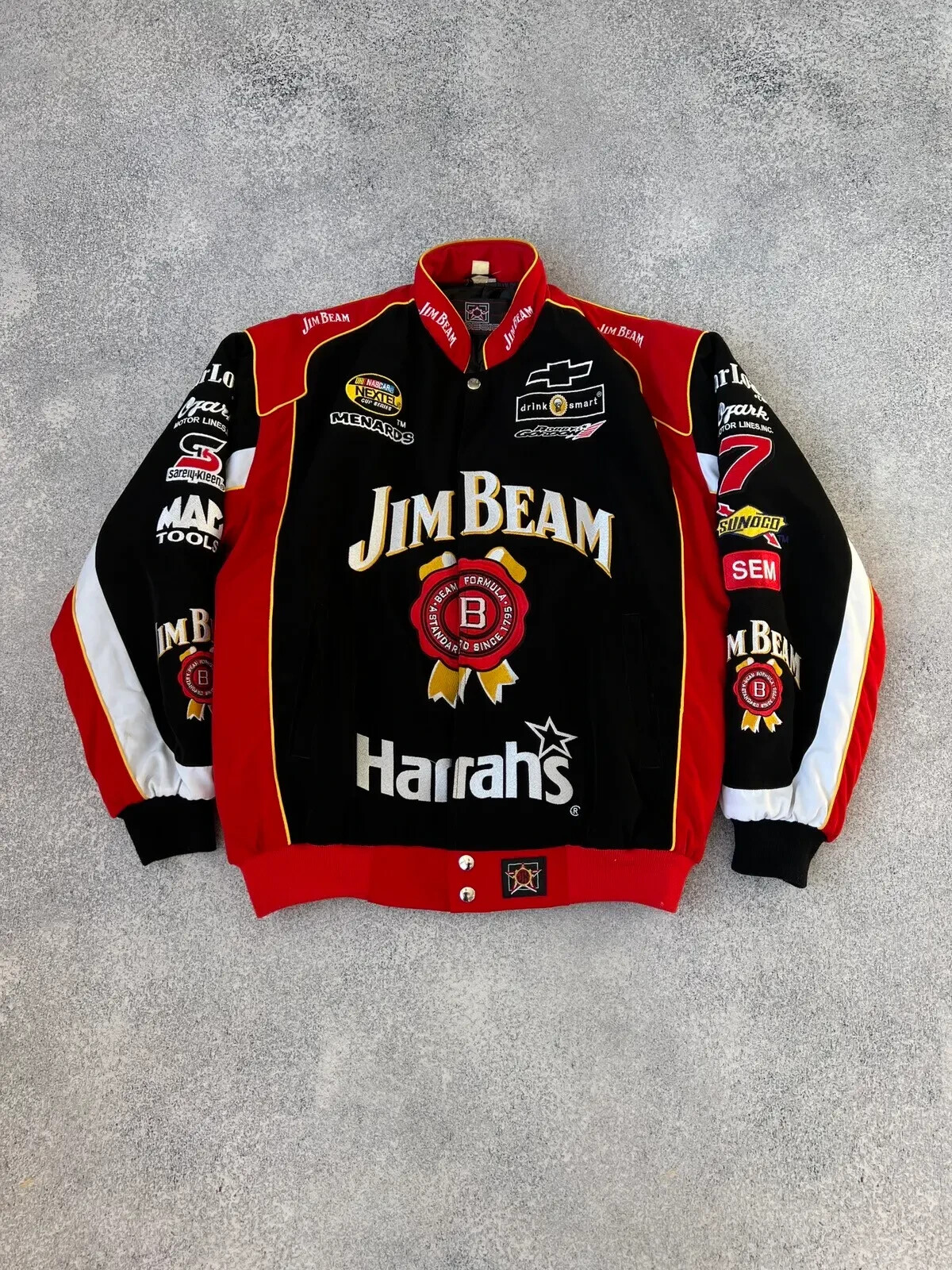 Vintage Jim Beam Nascar Racing Jacket Vintage Jim Beam Nascar Racing Jacket