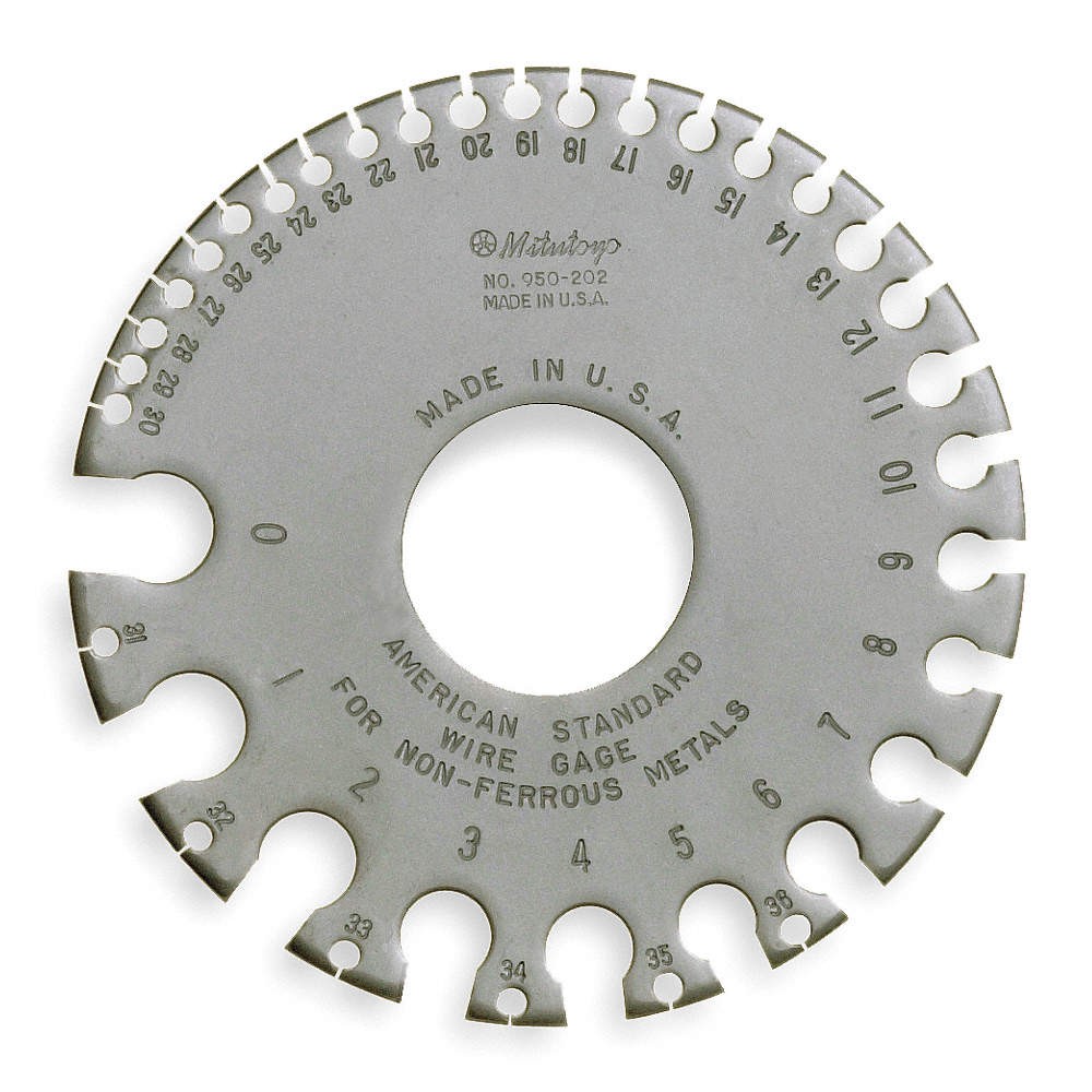MITUTOYO 950-202 Sheet Metal Thick Gauge,Out Dia 3.325\