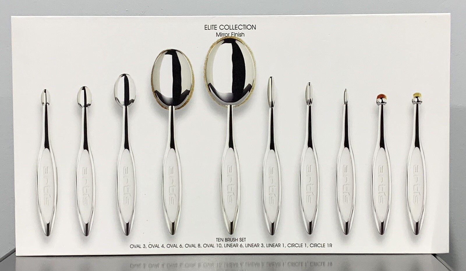 Artis Makeup Elite Collection 10 Piece Brush Set - Mirror Finish - New In Box