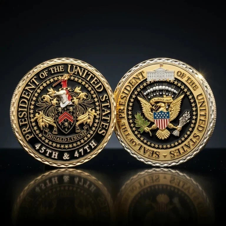 J. Trump 45th and 47th President Commemorative Coin
