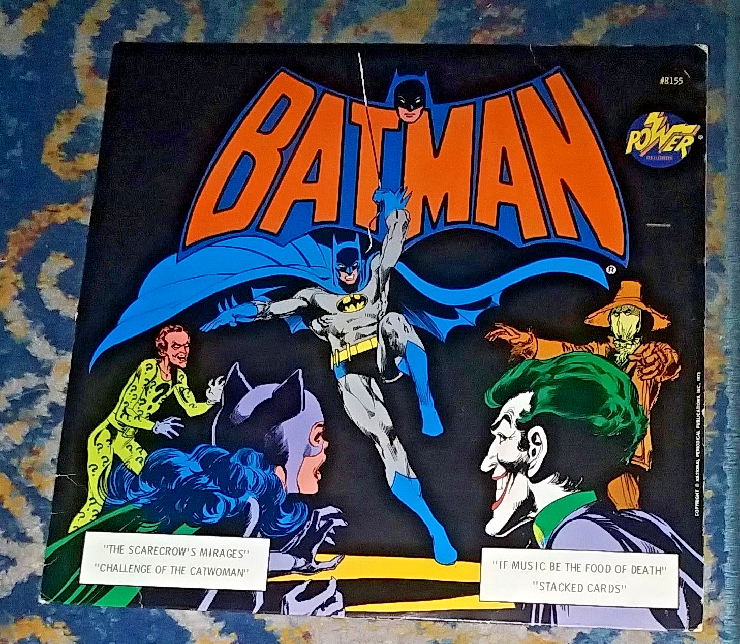 BATMAN Three New Adventures 1975 POWER LP 8155 Catwoman
