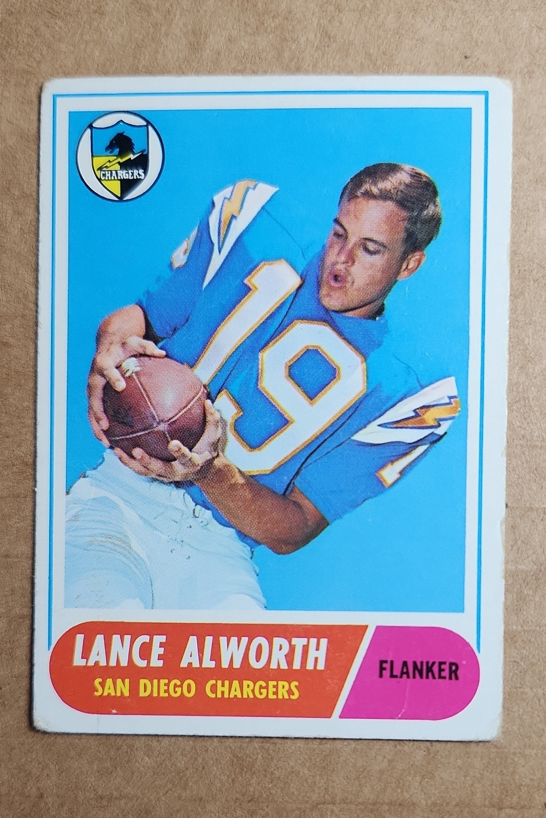 1968 Topps #193 Lance Alworth (#837) 1968 Topps #193 Lance Alworth (#837)