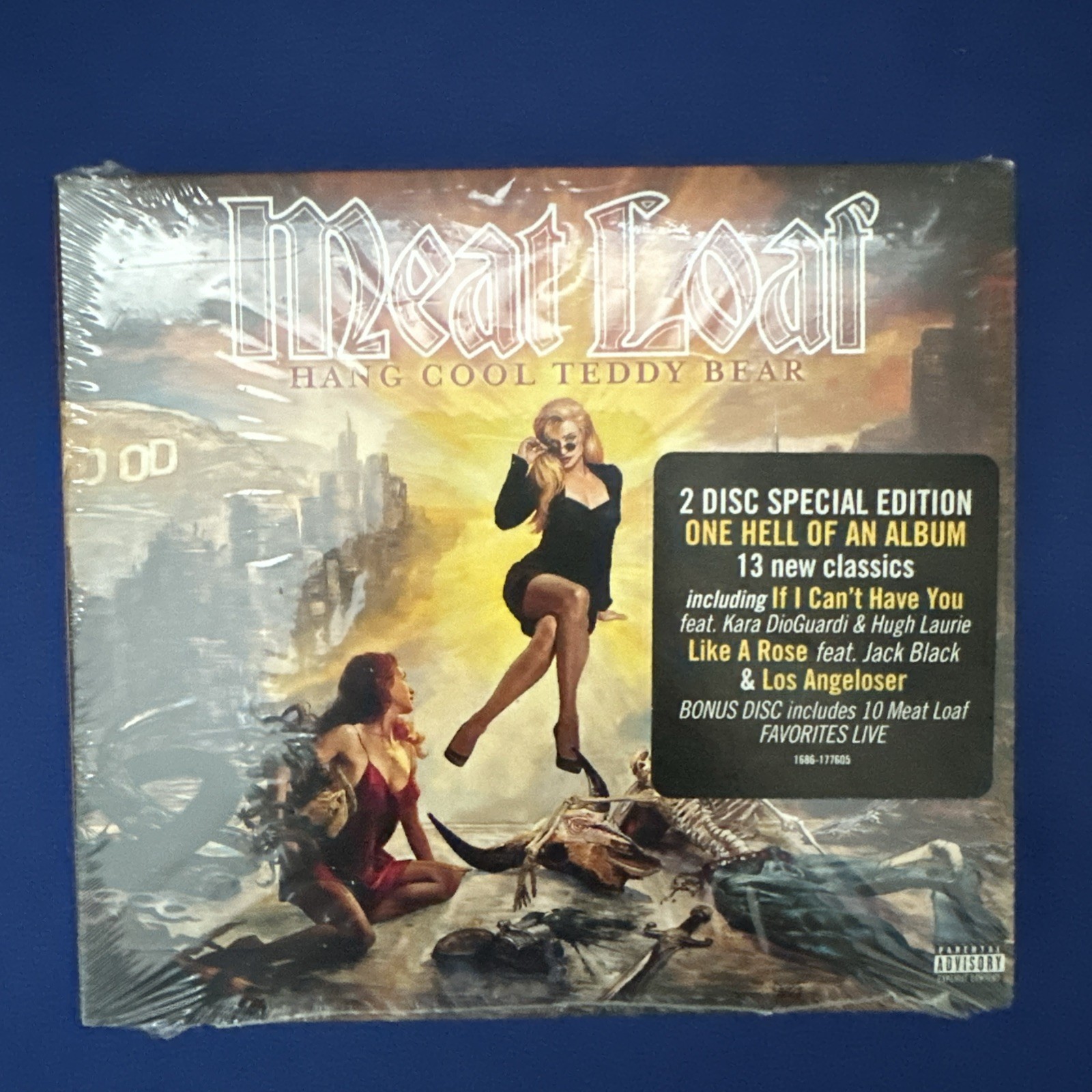 Meat Loaf  HANG COOL TEDDY BEAR CD LIMITED DELUXE EDITION 2-DISC Set SEALED Mint
