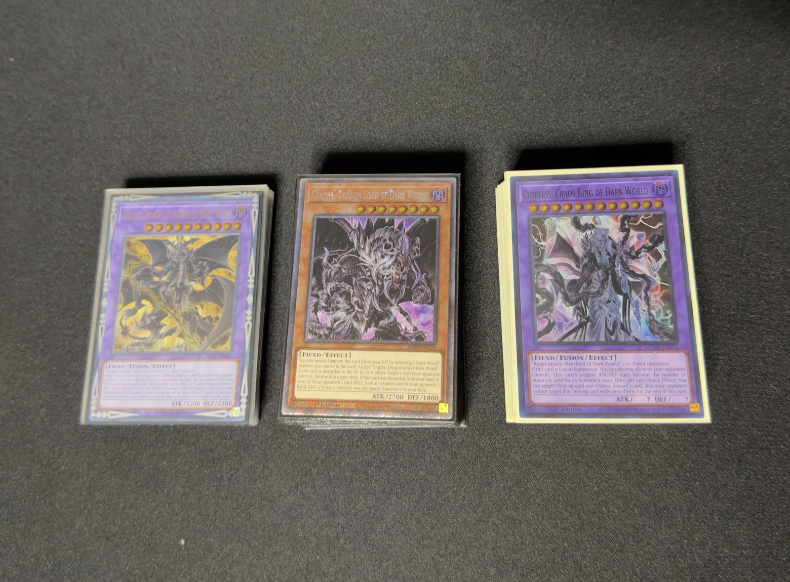Yu-Gi-Oh Dark World competitive Deck Tournament Ready 40+15 Extra +37 Bonus