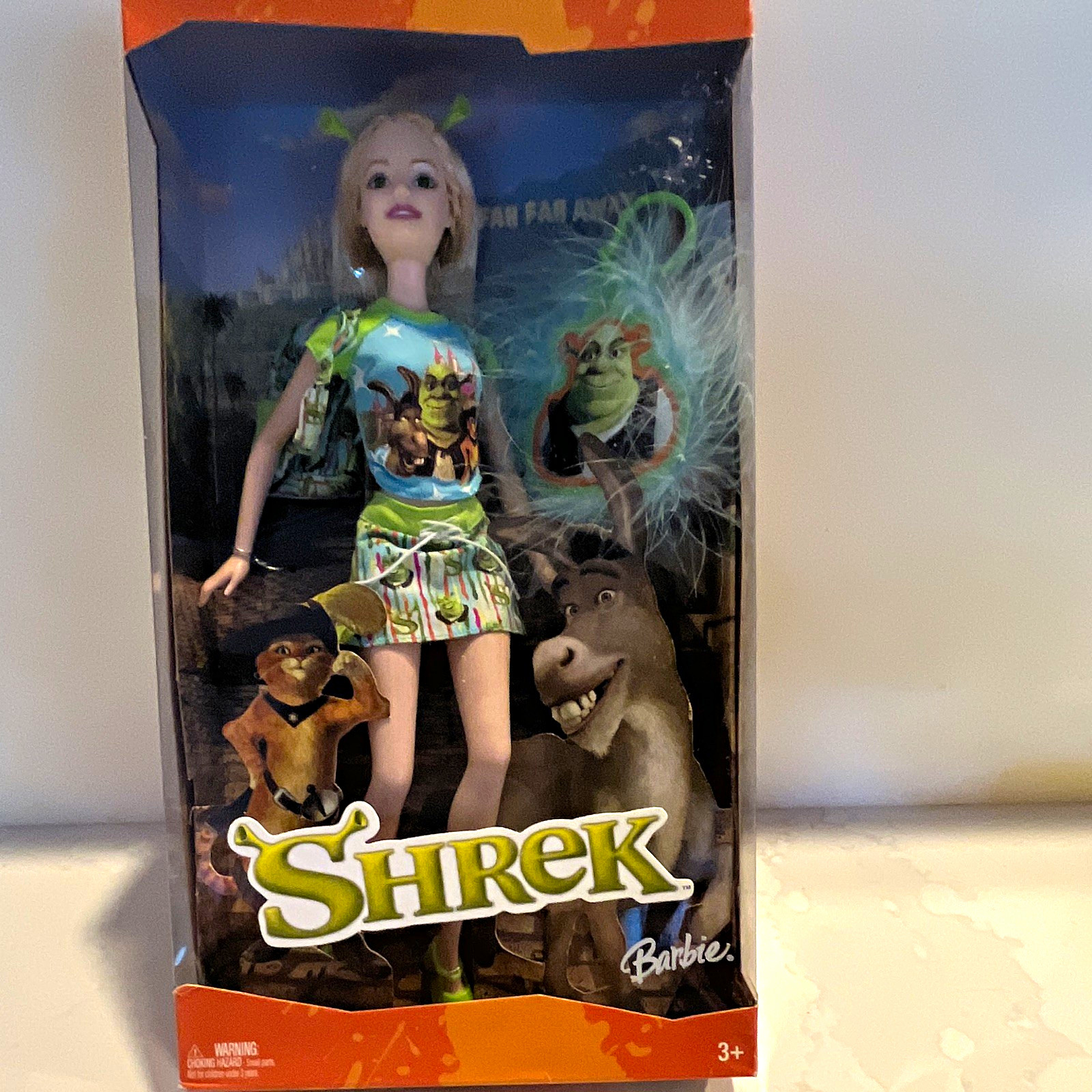 Barbie Shrek Movie Fashion Doll 12in Blonde Blue Eyes Straight Hair NIB Outfit Barbie Shrek Movie Fashion Doll 12in Blonde Blue Eyes Straight Hair NIB Outfit
