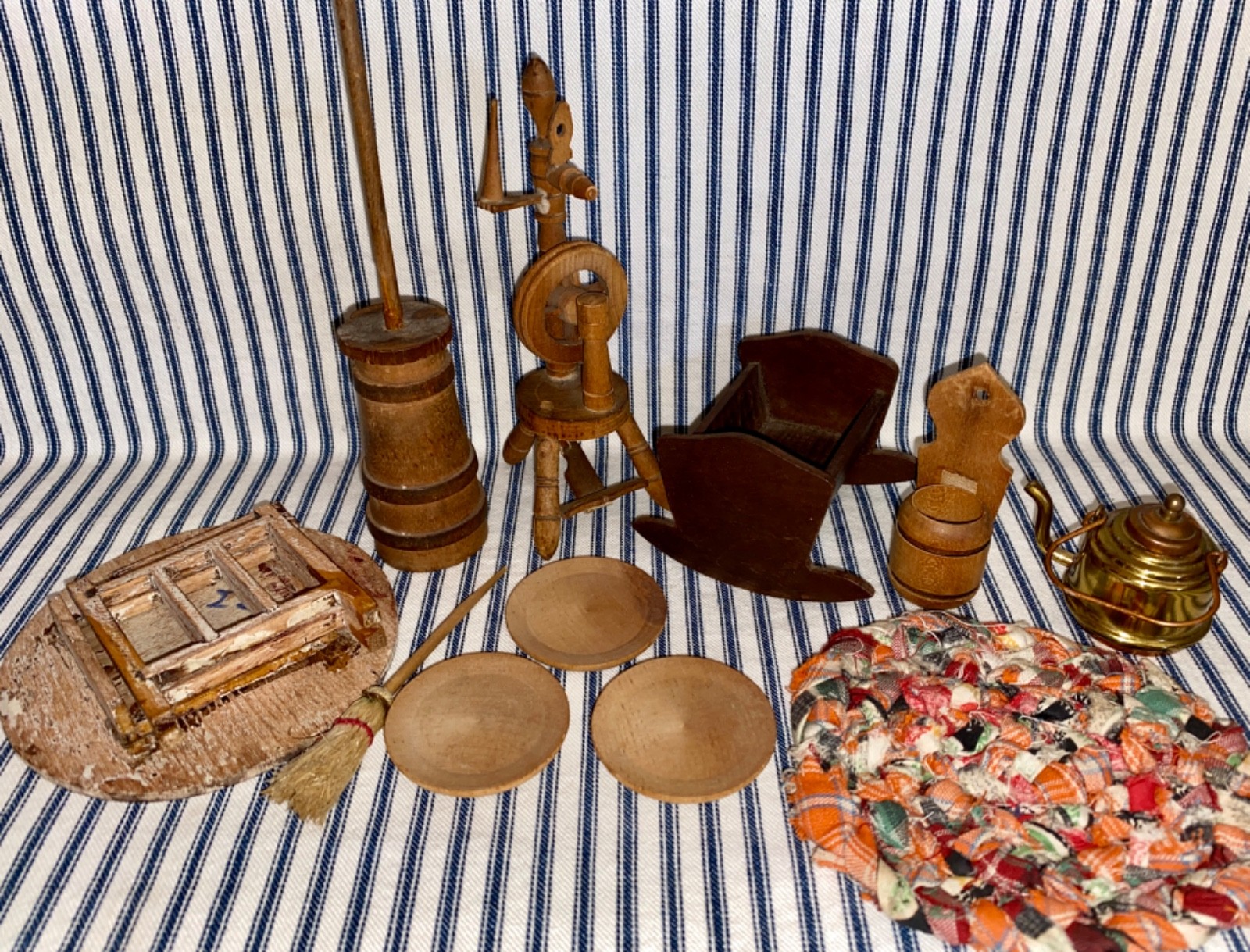 Antique & Vintage Dollhouse Primitives, Early American Country Miniatures