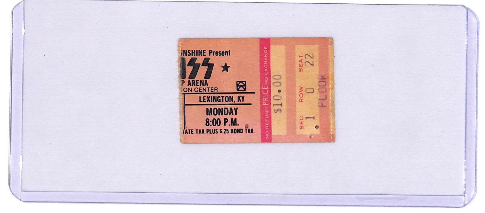 VTG 1979 Kiss Dynasty Tour Concert Ticket Stub 7/16/79 Rupp Arena Lexington KY VTG 1979 Kiss Dynasty Tour Concert Ticket Stub 7/16/79 Rupp Arena Lexington KY