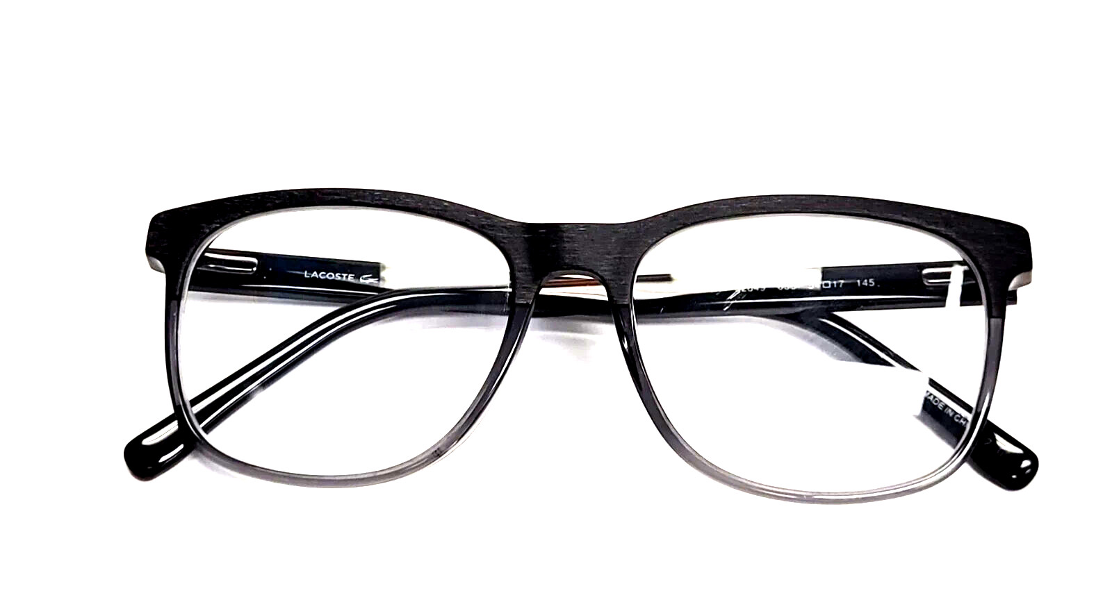 LACOSTE L2849 035 BLACK BROWN GREY FULL RIM AUTHENTIC EYEGLASSES FRAME 54-17-145