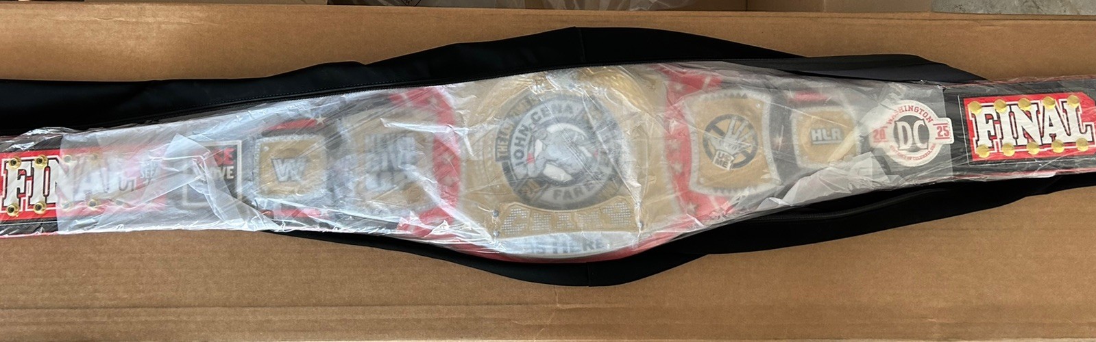 WWE REPLICA TITLE SPINNER BELT JOHN CENA FAREWELL TOUR FINAL DC SNME WWE REPLICA TITLE SPINNER BELT JOHN CENA FAREWELL TOUR FINAL DC SNME