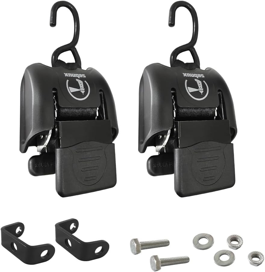 Retractable Transom Boat Tie Down Straps Boat Trailer Tie Down Strap 2x43-Inc...