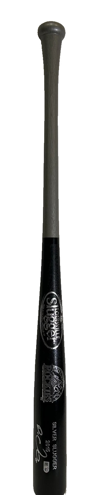 Carlos Gonzalez Autographed Louisville Slugger 2015 Silver Slugger Bat MLB COA