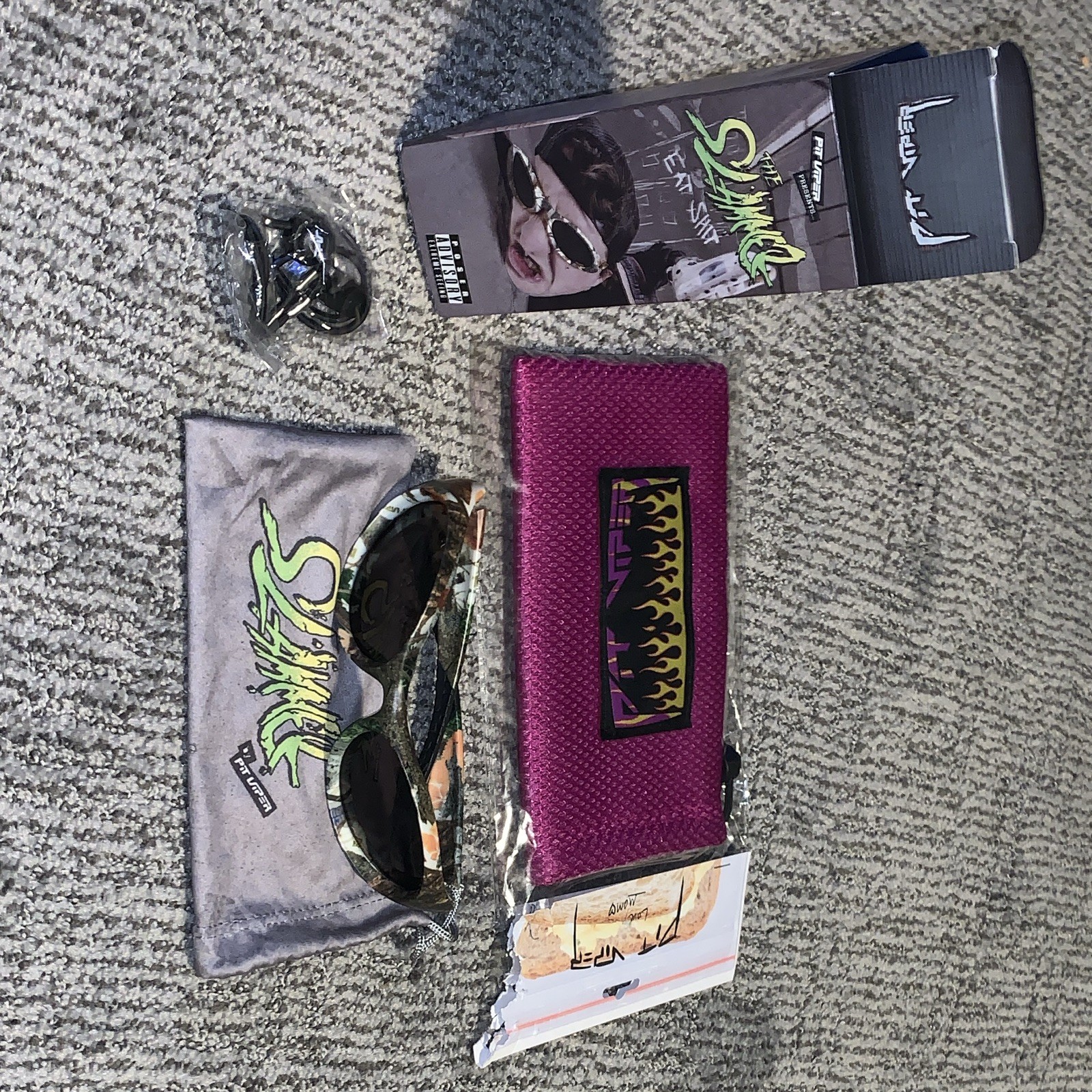 Pit Viper The Actualbush Slammer Sunglasses Smoke Tinted Camo Frame Pit Viper The Actualbush Slammer Sunglasses Smoke Tinted Camo Frame