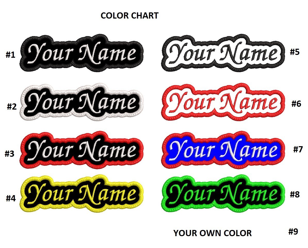 **LOVE IT** Custom Name patch Iron on / Sew on Patch, Fast Shipping