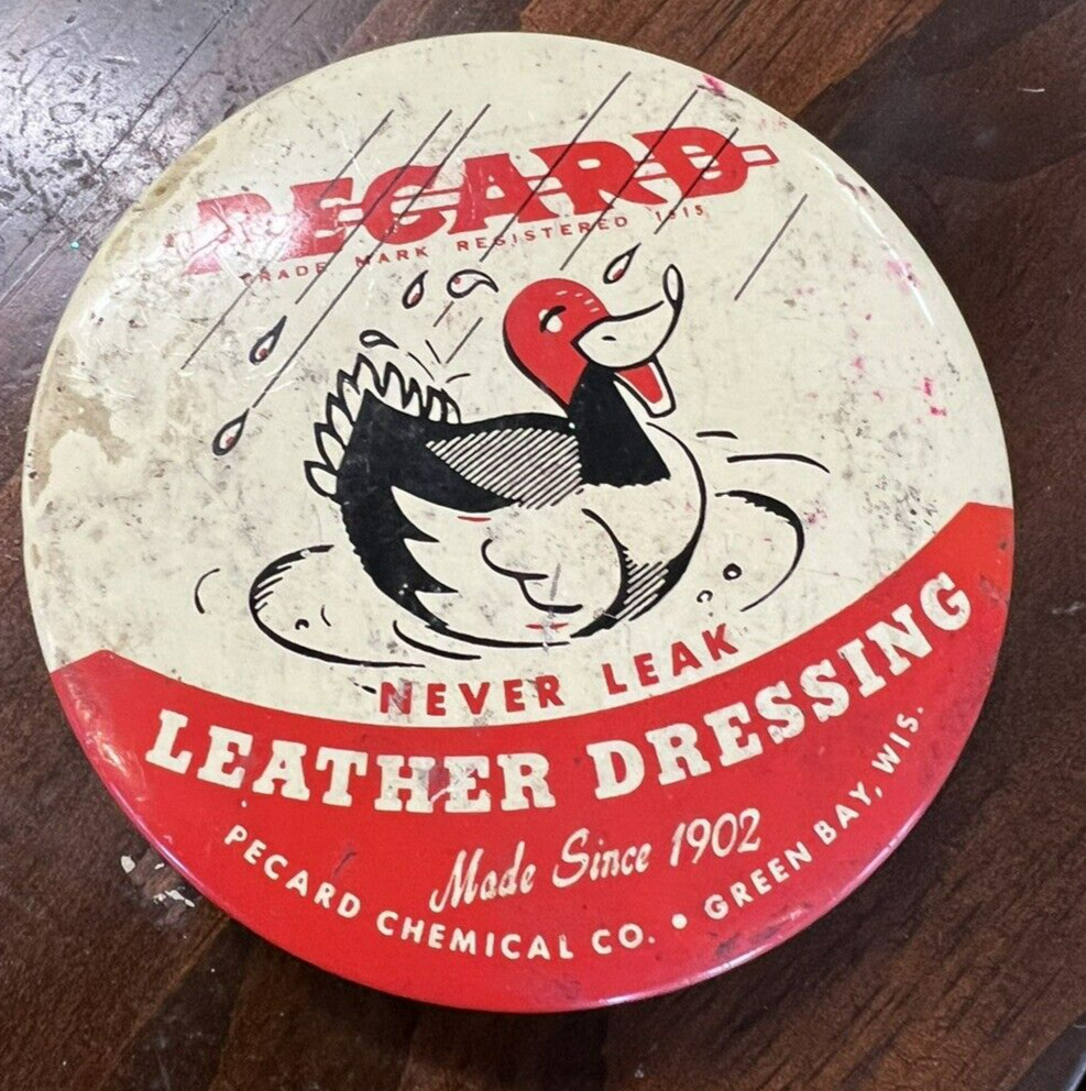 PECARD NEVER LEAK LEATHER DRESSING TIN PECARD NEVER LEAK LEATHER DRESSING TIN
