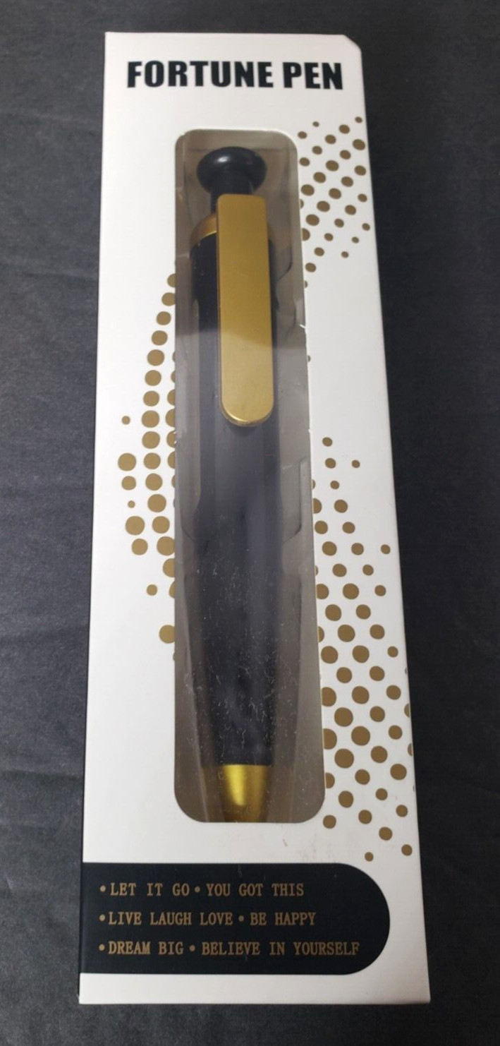 Greenbrier Fortune Telling Pen Click pen to see positive happy Readings New Box