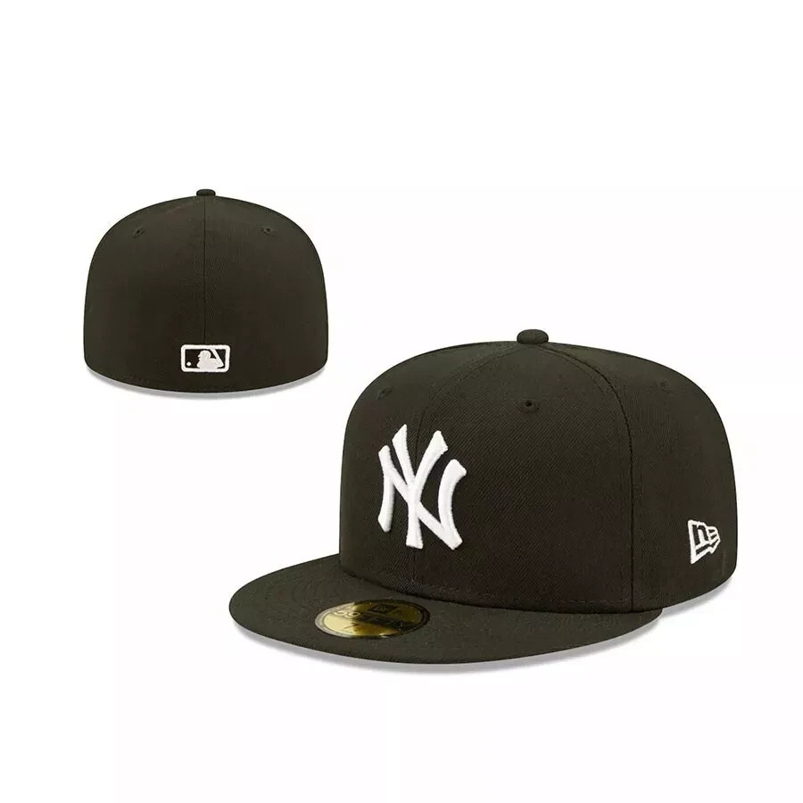 York Yankees Basic New 59fifty Fitted Hat NY Baseball Era Men's Cap Stitched BOX
