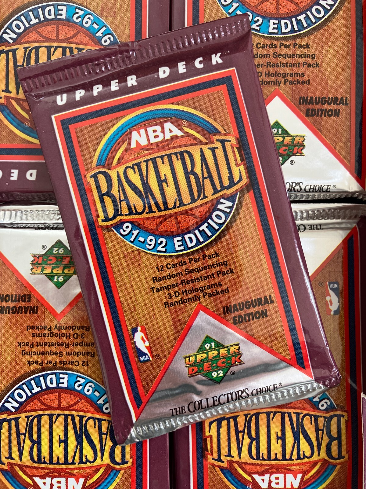 1991-92 Upper Deck Factory Sealed Pack  12 Cards Low Series Michael Jordan