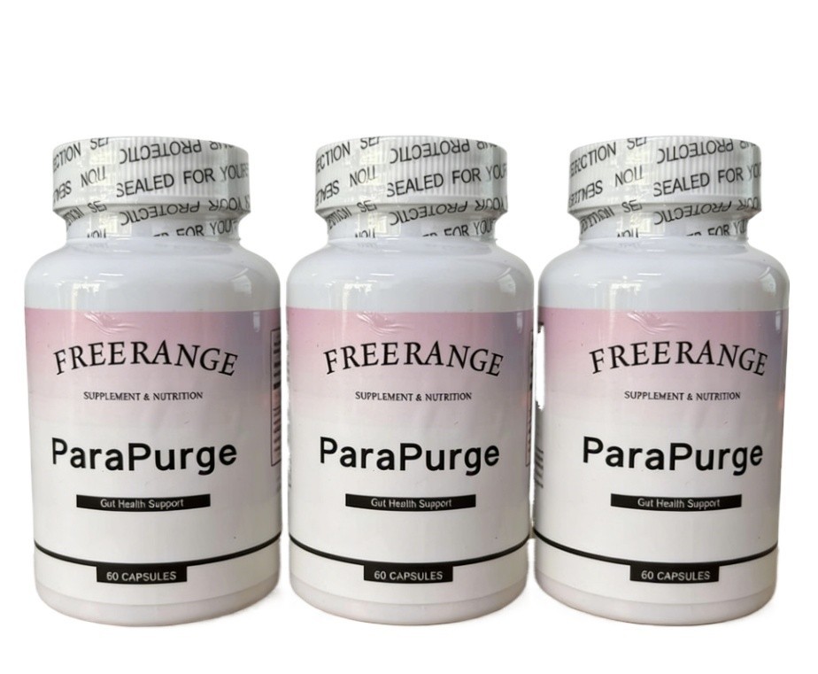 3 Packs ParaPurge Gut Cleanse Capsules Gut and Colon Immune Support Non-GMO