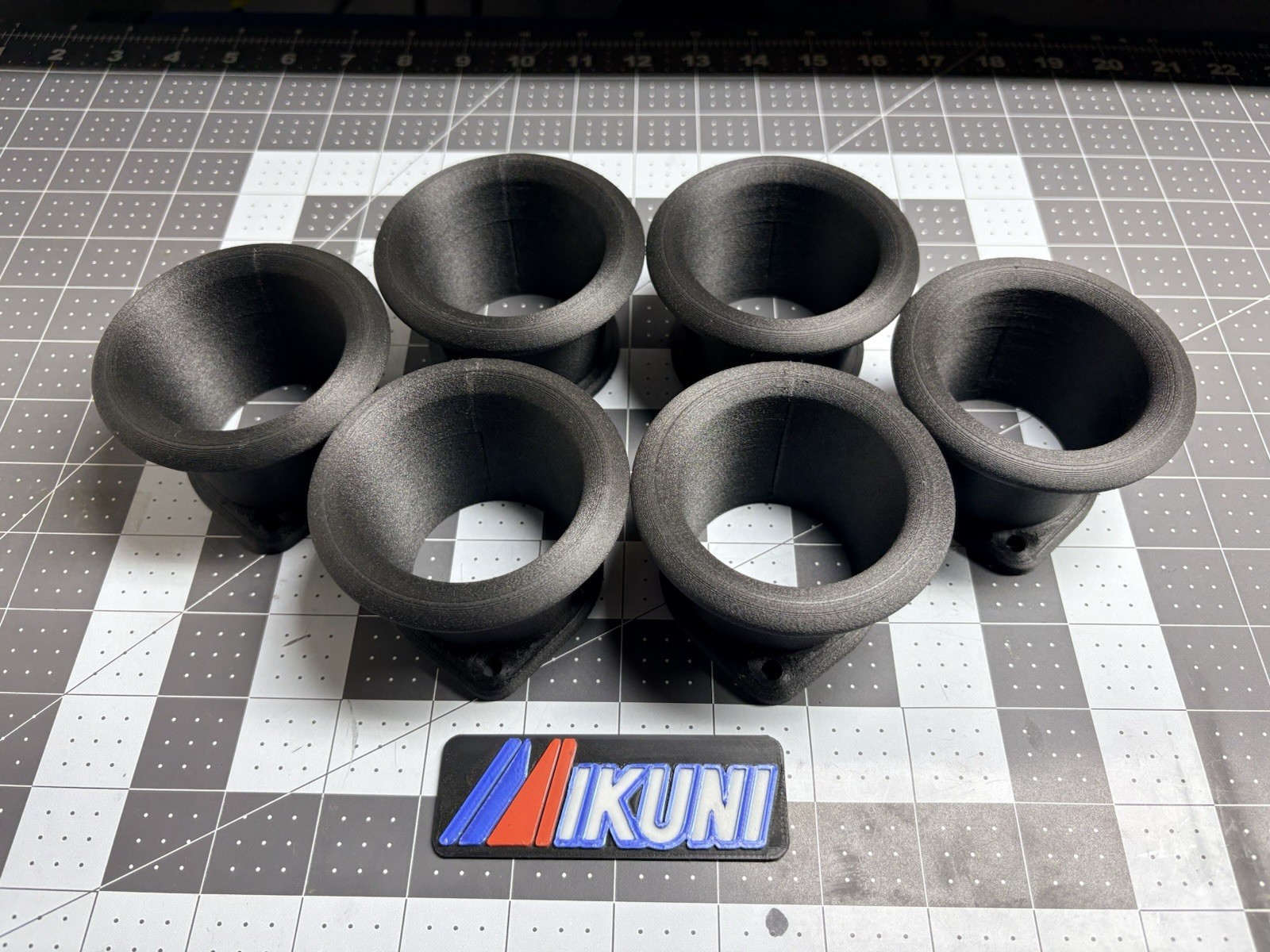 MIKUNI Solex 40 44PHH Carbon Composite Velocity Stack Set 45mm Set Of Six Triple